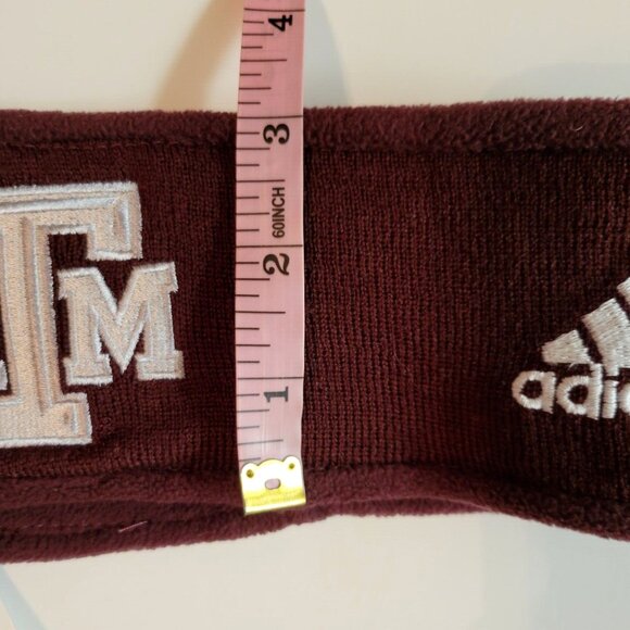 Adidas Texas A&M Headband Ear Warmer Burgundy New w/ Tags OSFM - Picture 6 of 6